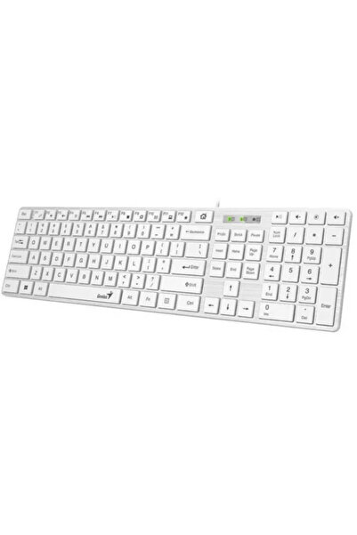 GENIUS Tastaturi Tastatura SlimStar 126 USB alb