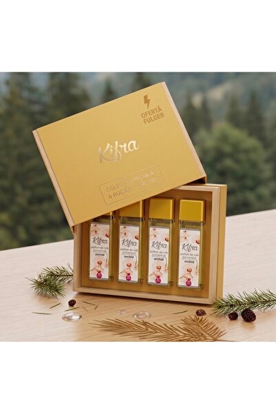 kifra Set Cadou 4 x 200 ml Parfum Concentrat de Rufe