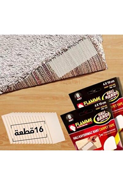 Generic 16 شريط لاصق للسجاد مانع للانزلاق، شرائط للأرضيات الخشبية، شرائط للأب...