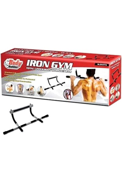 Body Builder 38-8177A Door Gym Bar Power Equipment - Black/Grey