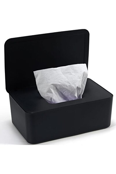 Cheerhom Wet Wipes Box Black Wet Wipes Box for Baby, Box for Wet Toilet Paper...