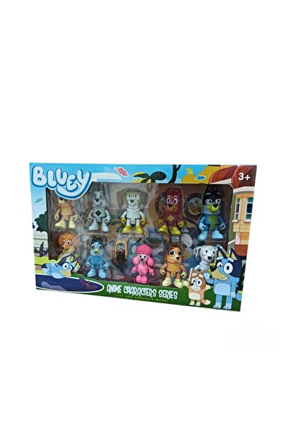 Virtual Trend Σετ 11 φιγούρων Bluey και Bingo, Εικονική Τάση, 6 εκ., Πολύχρωμο