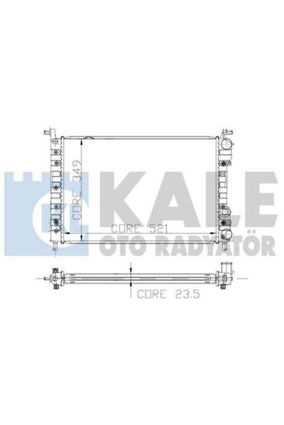 KALE 0126271AB Motor Radyatörü Palio 1.4 16v 1109137