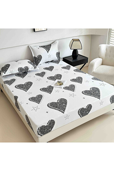 JOJO HOME Husa de pat pentru saltea 180x200cm + 2 fete de perna 50x70cm