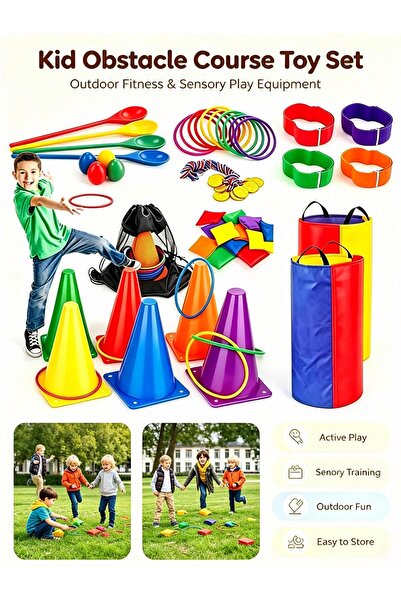 Generic Carnival Games Outdoor Set,53 Pcs Outdoor Toy Toss Set,Outdoor Games ...