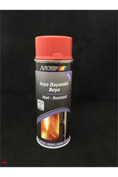 Motip 334108 Sprey Boya Isıya Dayanıklı Kırmızı