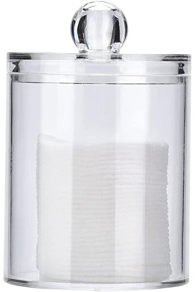 Generic Cotton Bud Holder Clear Acrylic Organizer for , Dustproof Cotton Swab...