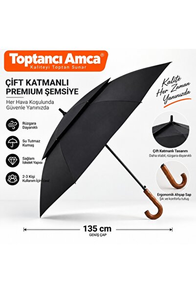 Toptancı Amca Geniş Protokol Şemsiye arayanlara kısa süreli bu fiyata 135 cm ...