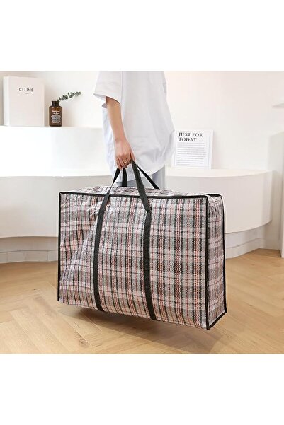 GENERAL 2Pcs 90 * 60 * 25cm Large Moving Bags with Zippers & Carrying Handles...