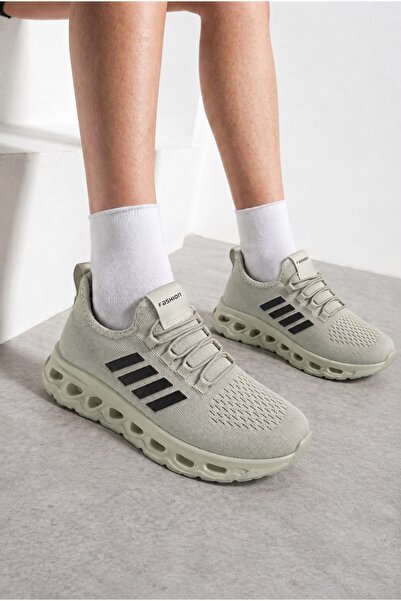 Nstil Unisex Sports Shoes with Stripes, Laceless, Breathable, Ultra Comfortab...