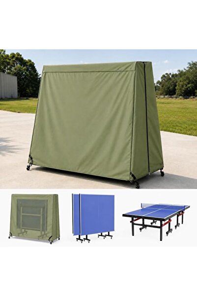 GENERAL Heavy Duty Outdoor Ping Pong Table Cover - Waterproof Dustproof Weath...