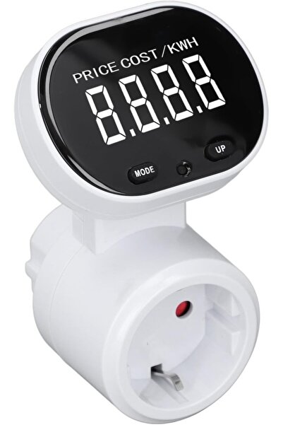 Wellhise Pm 005 Digital Energy Meter Socket - Wattmeter with Rotatable Va Dis...