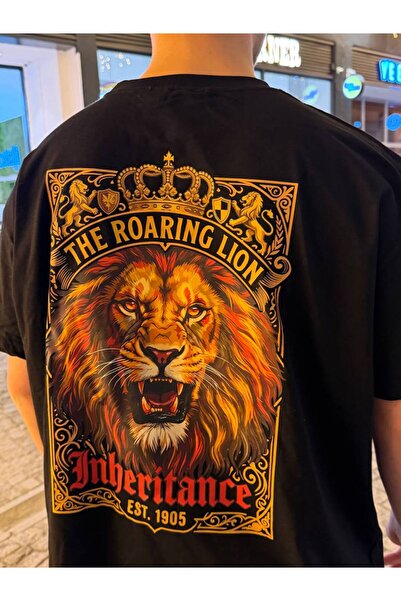 525 The Roaring Lion Inheritance 1905 Baskılı Tişört