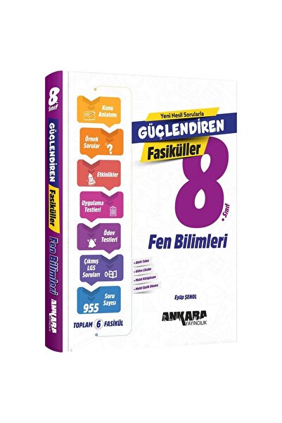 Ünlüler Karması Ankara 8.Sınıf Fen Bilimleri Güçlendiren Fasikül Seti - Yeni
