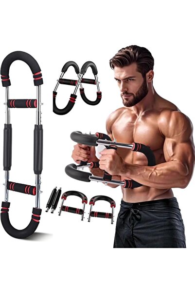 Winsoyya Twister Arm Trainer, 40-100lb Adjustable Chest Workout Equipment, Sh...