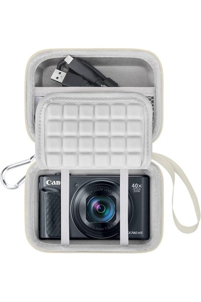 Lacdo حقيبة حمل الكاميرا لحماية الكاميرا الرقمية كانون باورشوت SX740 / SX730 ...