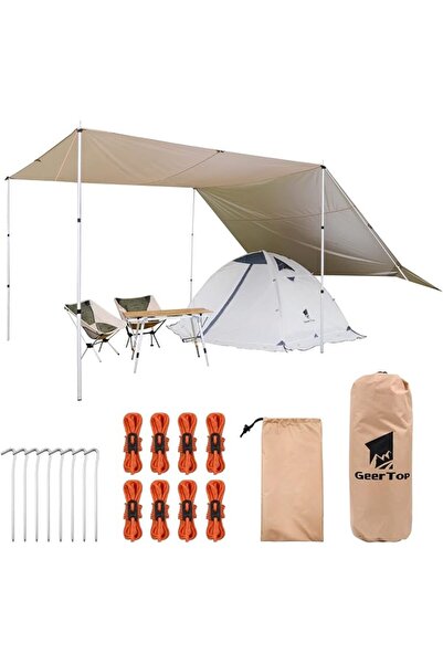 GEERTOP Large 17 x 10 ft Tarp Waterproof Portable Hammock Rain Fly Outdoor Aw...
