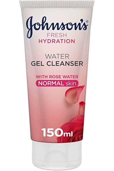 Johnson & Johnson منظف جل مائي منعش من جونسون، 150 مل، غني بماء الورد، بتقنية...