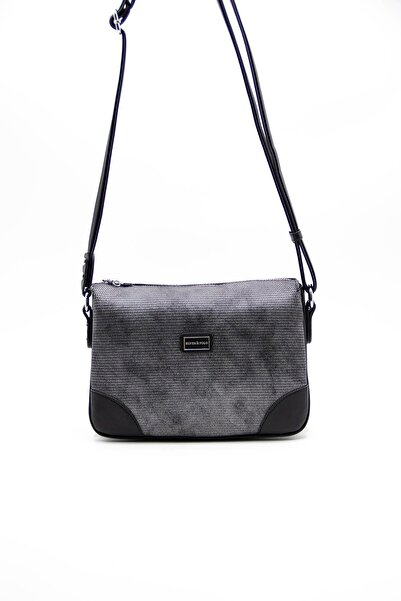 Silver Polo M.Silver - Black Honeycomb Women's Crossbody Bag Sp784