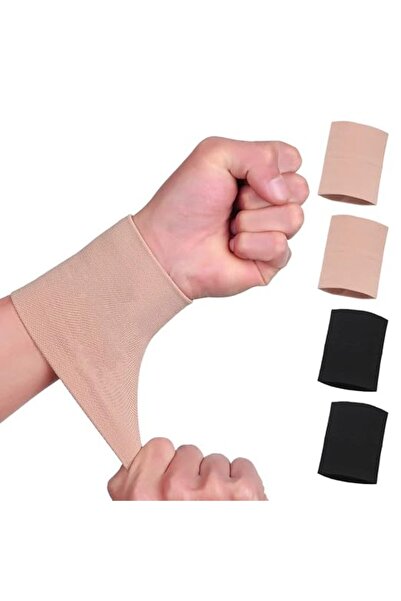 ALMEKAQUZ 4 PCS Wrist Compression Sleeves Support Brace Pain Relief