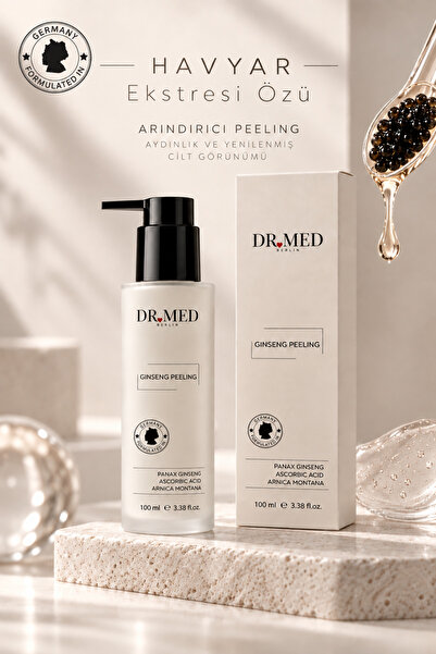 Granülsüz Ginseng Peeling | Havyar Ekstresi + CoQ10 + Ginseng | Ölü Deri Görünümü Karşıtı, Arındırıcı & Cilt Yenileyici