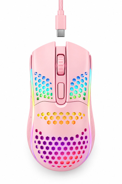 GranTech RGB Gaming Mouse 1200 DPI USB Kablolu Oyuncu Mouse PC & MAC Uyumlu