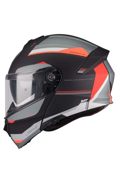 MT Kask Genesis Sv Raccoon B5 Mat Siyah