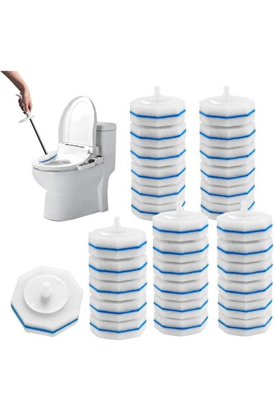 BIGTHREE Toilet Wand Refills, 30 Count Disposable Cleaning Heads Compatible w...