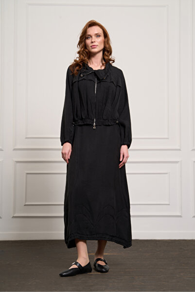 MissWhence Relaxed Zip Jacket & Maxi Skirt Set