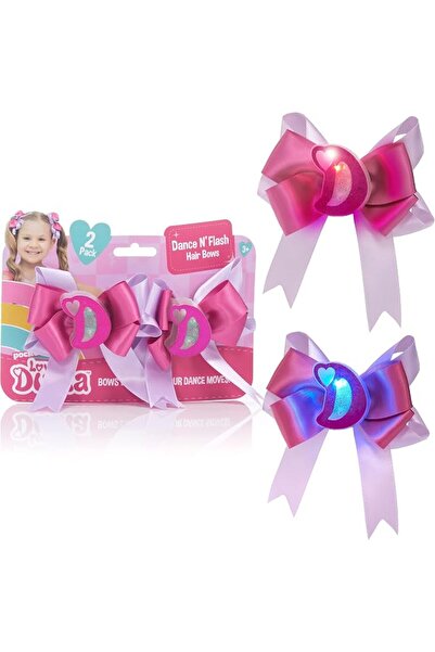 Wow Stuff واو! إكسسوارات شعر مضيئة وامضة من STUFF Love Diana Bows للعب الأدوا...