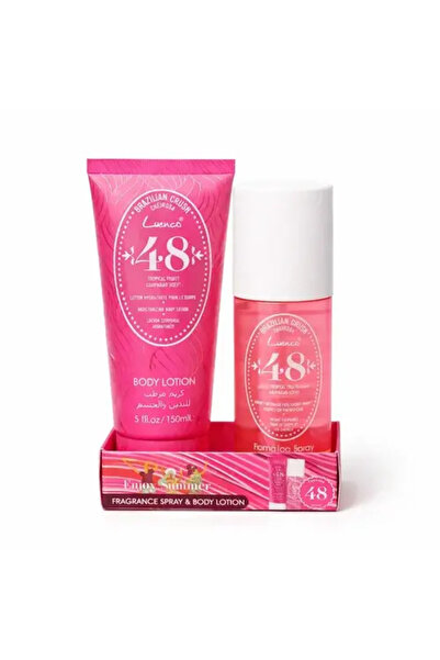 Lucnco Brazilian Crush 48 Set – Perfume and Lotion with a Refreshing Summer F...