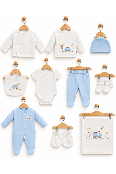 MCT Baby Wear 🩵   100% Cotton 10 Pieces Newborn 👶   Hospital Exit