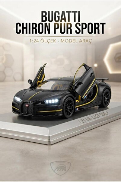 Tıfıl Toys Bugatti Chiron Super Sport 300+ 1:24 Ölçek Diecast Gerçekçi Açılab...