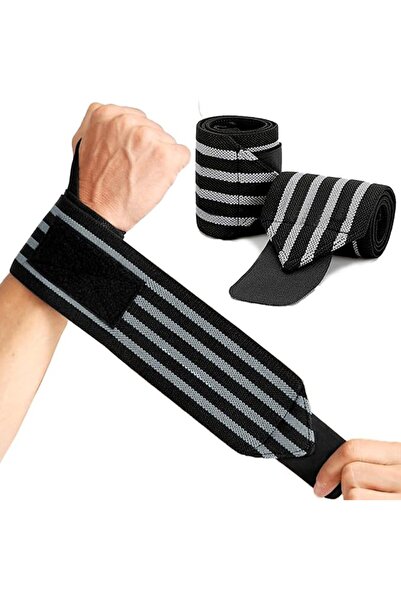 TERRIFI Wrist Wraps 18" for Weightlifting Gym, Wrist Straps Support for Heavy...