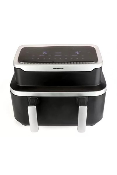Heinner Airfryer dublu Haf-ddb9bk26 Putere 2600w Capacitate 9l Control digita...