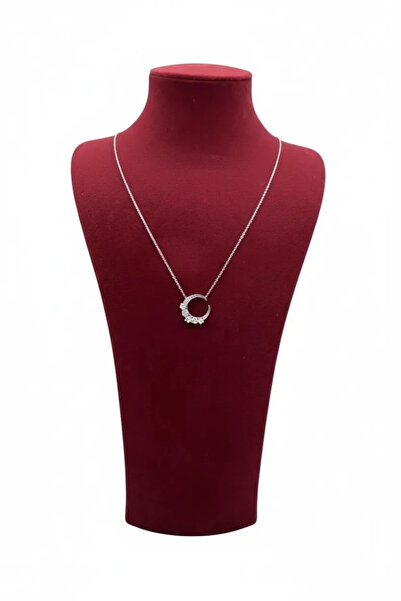 MeGass Dekor Suede Fabric Burgundy Color Necklace Choker Chain 32/15 cm Jewel...