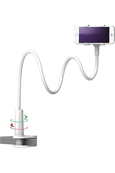 Generic Gooseneck Cell Phone Holder, Universal Lazy Mount Clip Hands Free Fle...