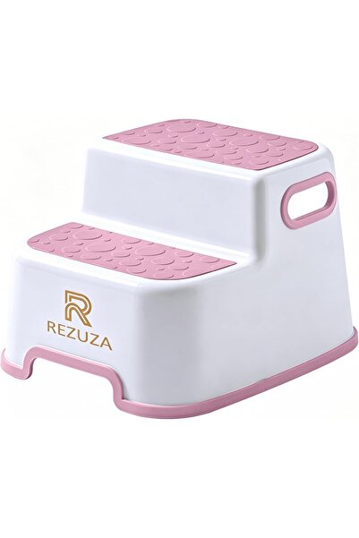 Rezuza 2-Step Kids Step Stool for Toilet Training and Bathroom, Non-Slip Todd...
