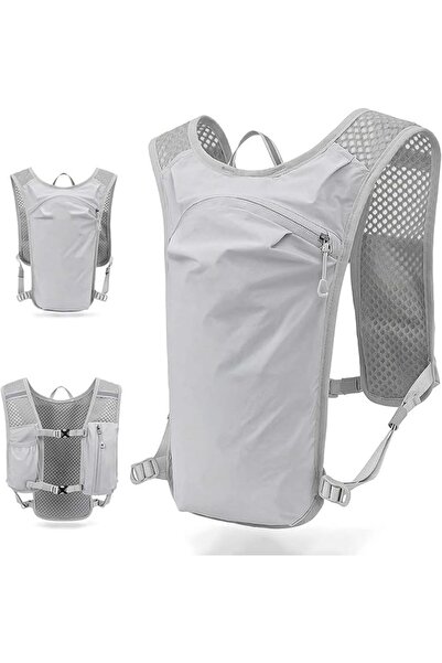 ALMEKAQUZ Running Hydration Vest Backpack, Lightweight Insulated Pack, Breath...