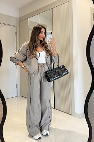 Gizem Ecemiş Melora Taş Biyeli Bomber Takım