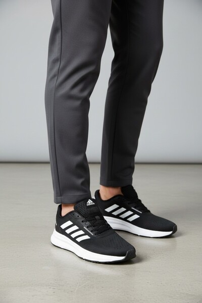 enoch Three Stripes Mesh Textured Men's Sports Shoes