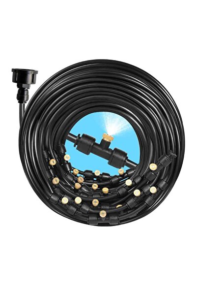 Noonedibs Kit Brumizare Exterior 10m cu Filtre de Apă, Sistem Bază de Presiun...