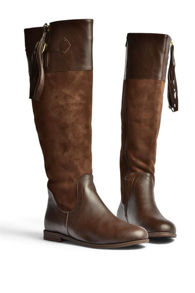 Fox Shoes Z996174002 Brown Suede Classic Women's Boots