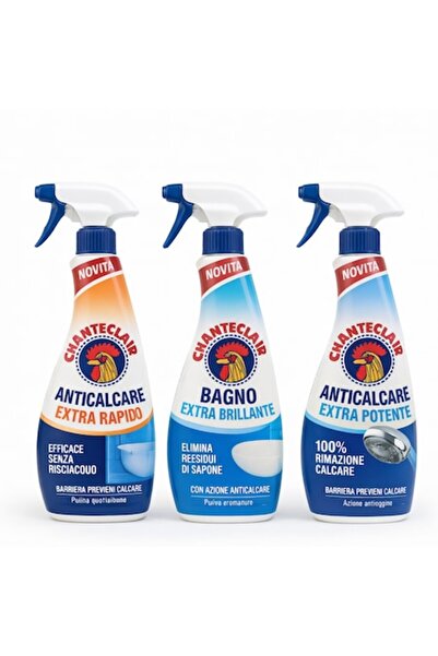 Chanteclair Set ASSELTI Original Italia – 3 x Spray 625 ml, Curățător profesi...