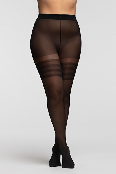 Pompea Dresuri de damă 40 denier Comfort Size, Pompea, negru XL