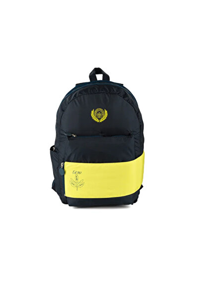 Bereketli Store Σχολική τσάντα από ύφασμα αλεξίπτωτου σε σκούρο μπλε χρώμα με...