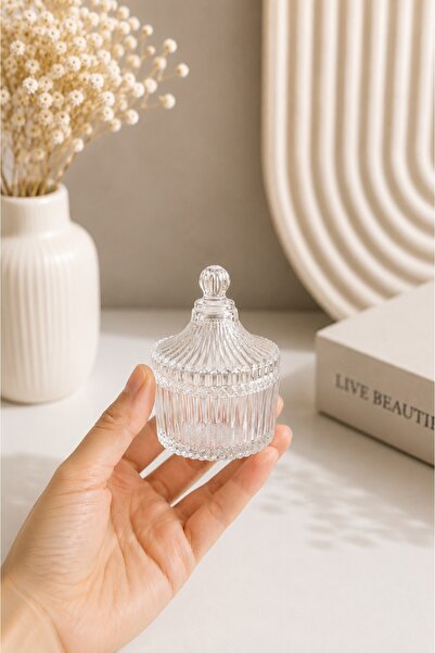 Generic Brand Mini Clear Candy Jar with Lid- mini favors giveaway- 5 pcs