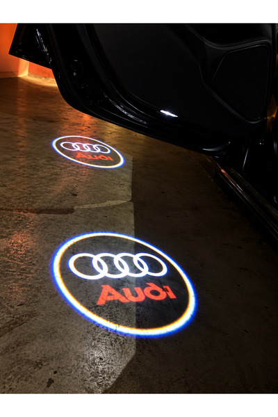 AksoyTuning Audi A4 L 2009-2014 Uyumlu Kapı Altı Işıklı Logo
