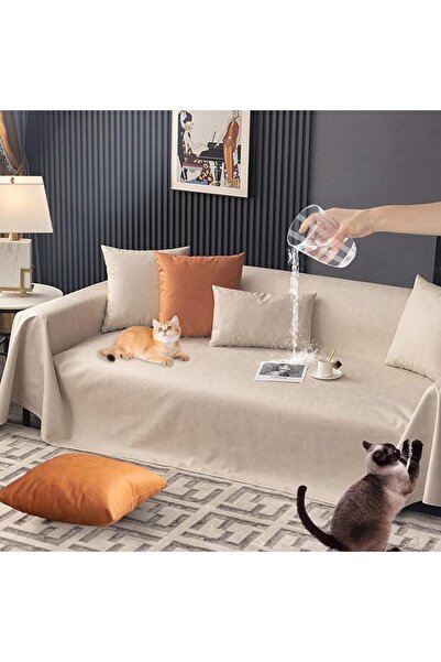 GENERAL Faao Du Waterproof Sofa Cover 210X130Cm, Synthetic Leather Sofa Blank...