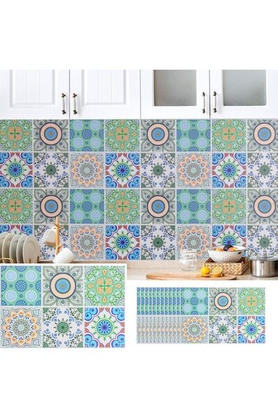 NOAEOU Self-Adhesive Wall Panels, Thicken12 PCS Kitchen Wall Stickers 45 x 30CM